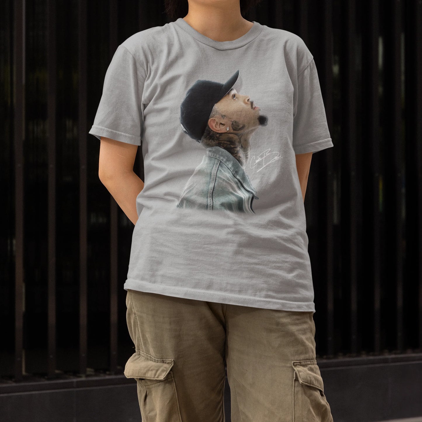 Camiseta Básica Chris Brown Vintage Style