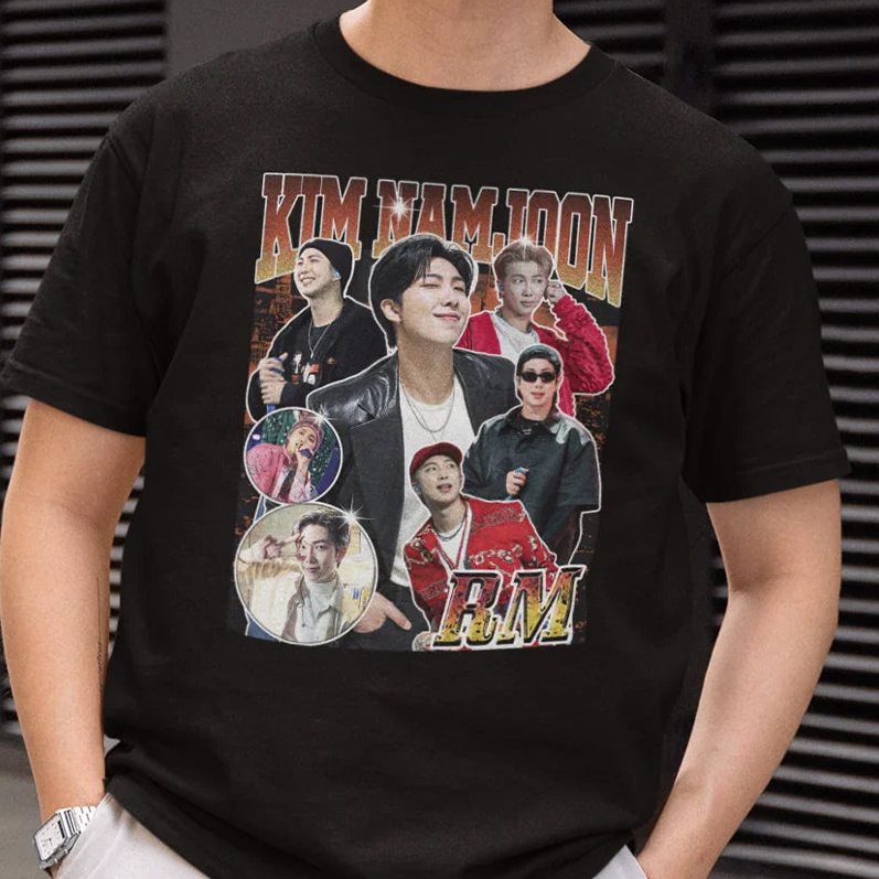 Camiseta Básica BTS Kim Namjoon Graphic – Saoko