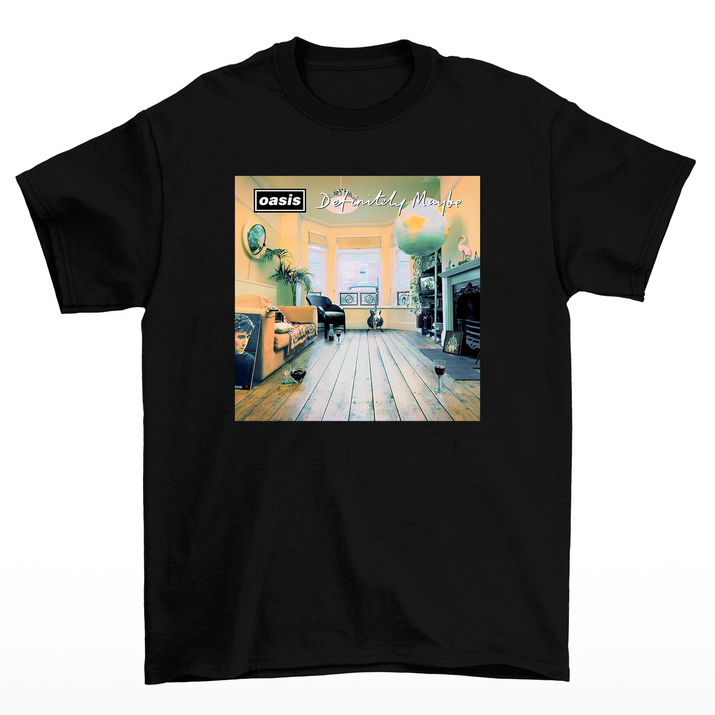 Camiseta Básica Definitely Maybe Oasis