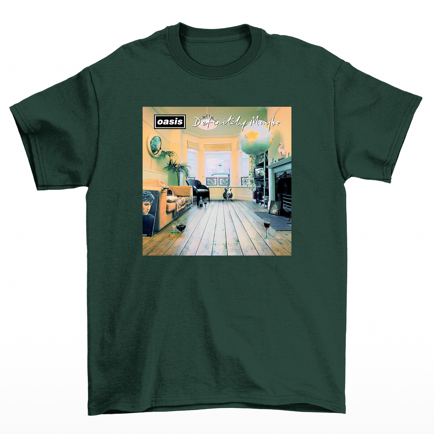 Camiseta Básica Definitely Maybe Oasis