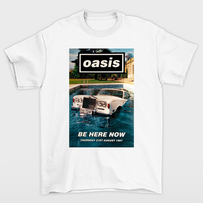 Camiseta Básica Be Here Now Oasis