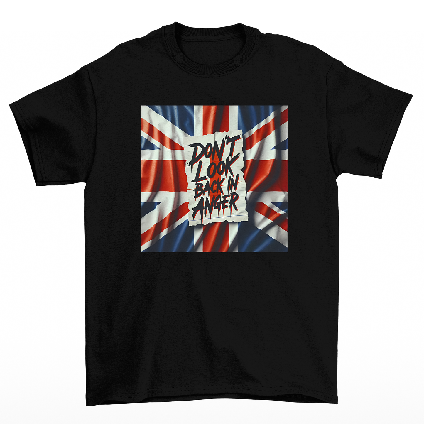 Camiseta Básica Dont Look Back In Anger Oasis