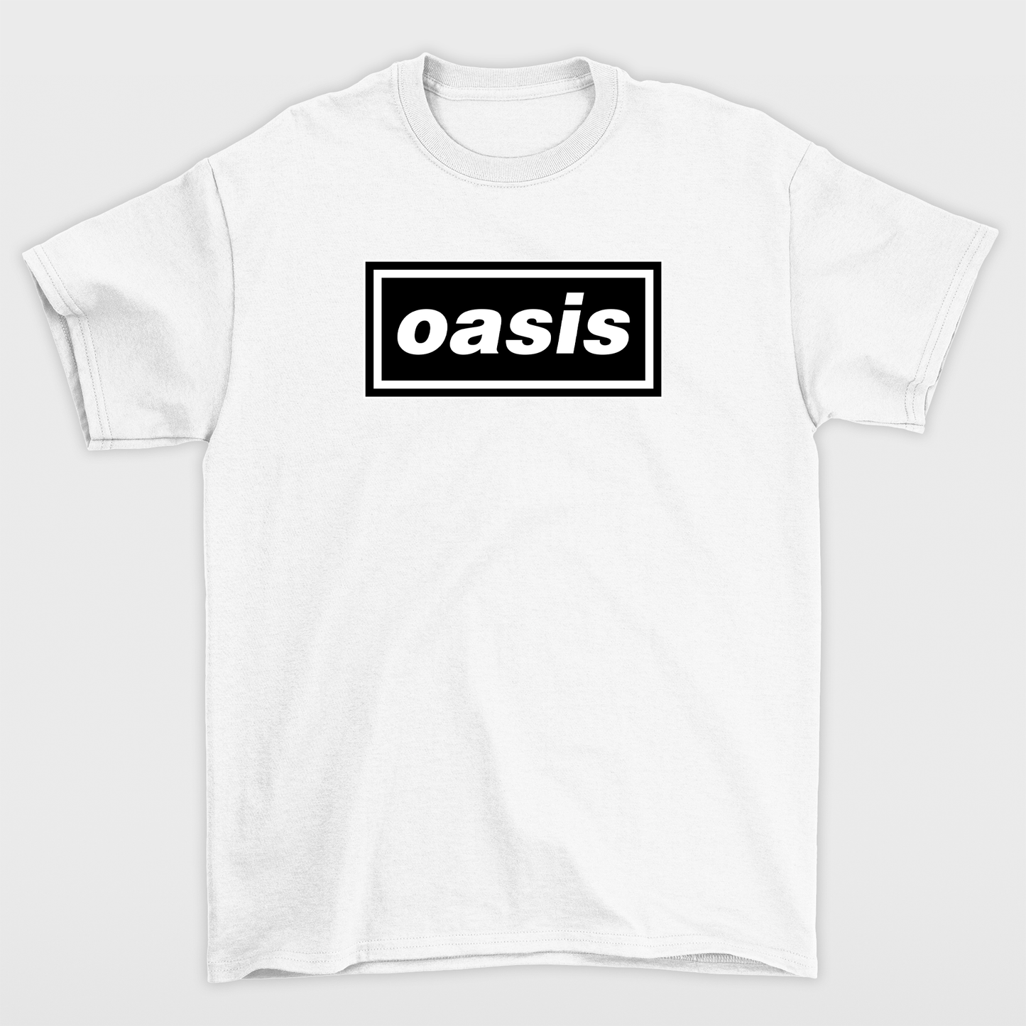 Camiseta Básica Logo Oasis Banda