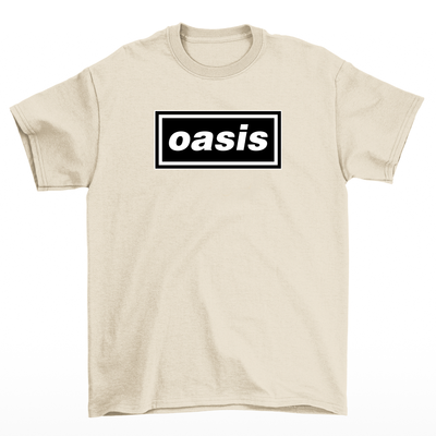 Camiseta Básica Logo Oasis Banda