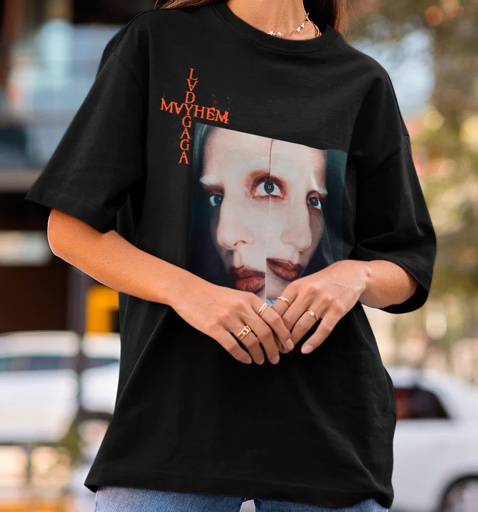 LADY GAGA ライブ　Tシャツ　vanish ladygaga メイヘム レディー・ガガ ザ・メイヘム・ボール・ツアー シャツ、レディー・ガガ