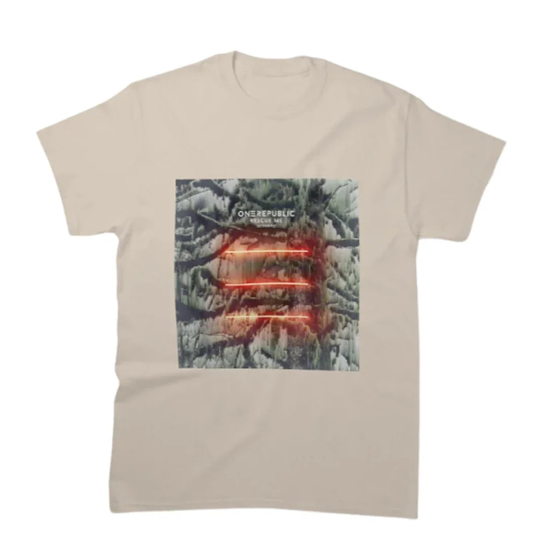 Camiseta Básica OneRepublic Rescue Me - pérola