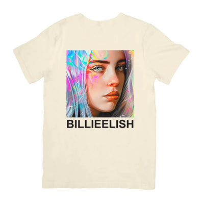 Camiseta Básica Billie Eilish Cantora - Pérola