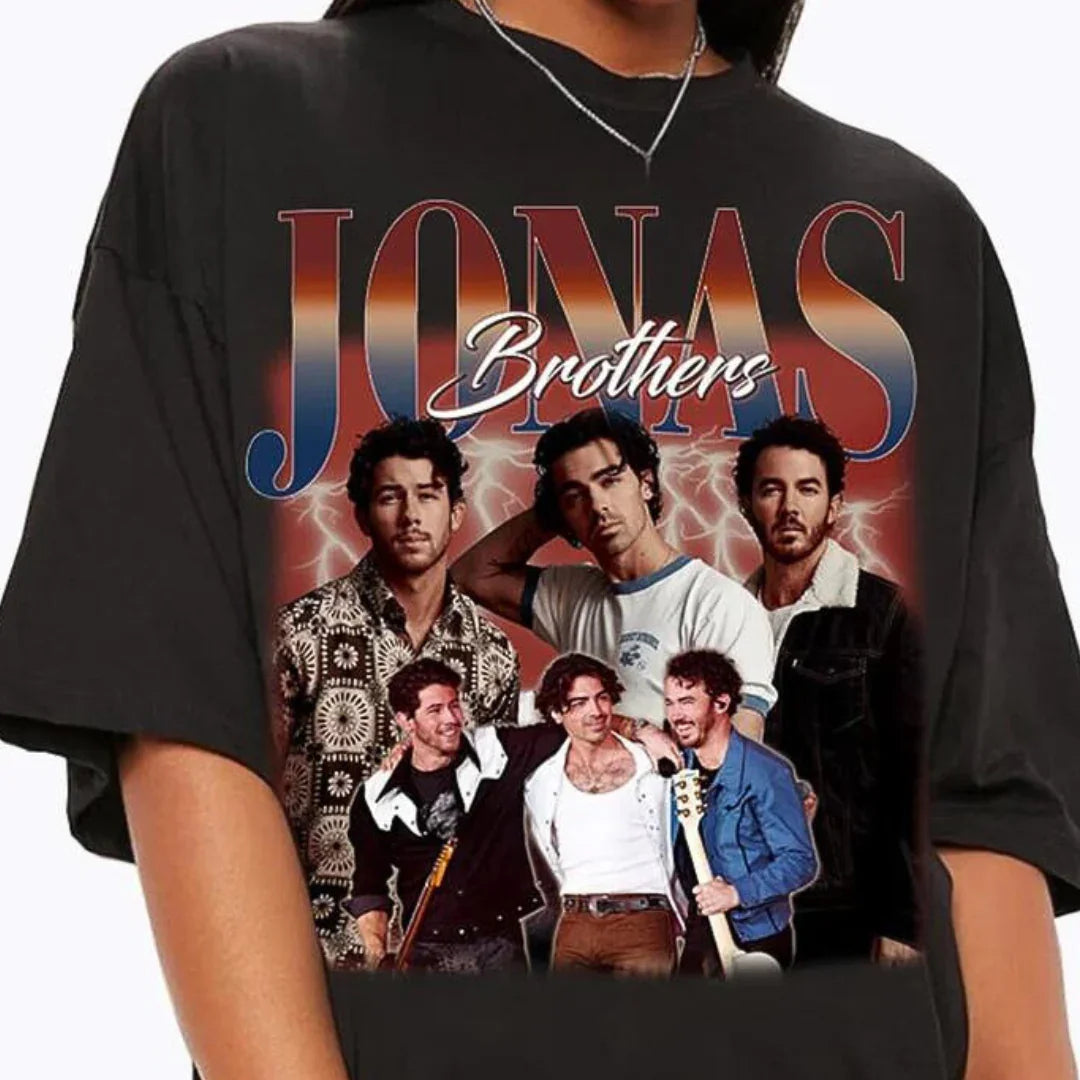 Camiseta Básica Jonas Brothers J.B Graphic Preto