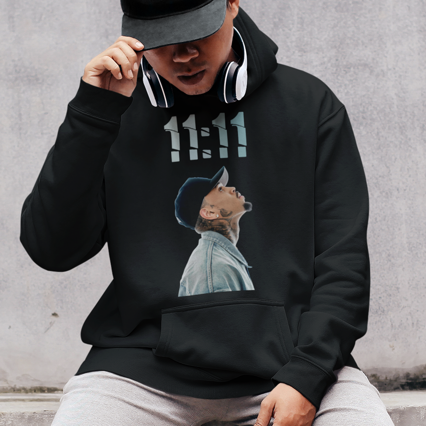 Moletom Canguru Chris Brown 11:11