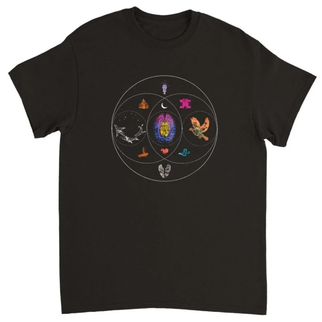 Camiseta Básica Coldplay Music Of Spheres-PRETO