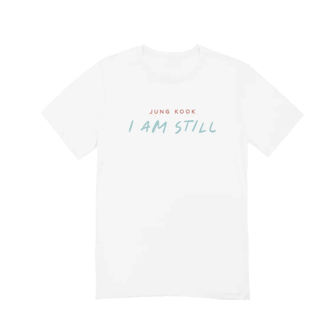Camiseta Básica BTS New Song I Am Still Jungkook-BRANCO