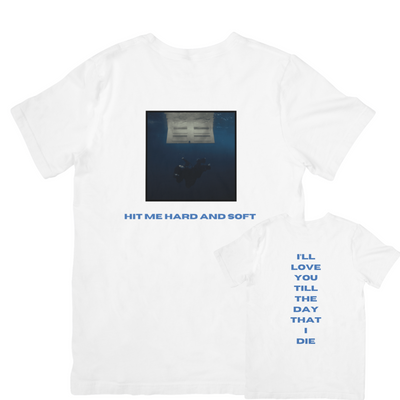 Camiseta Básica Billie Eilish I'll Love You - Branco