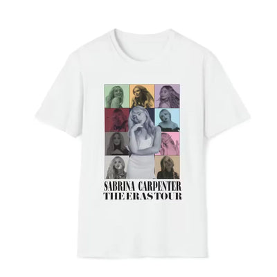 Camiseta Básica Sabrina Carpenter The Eras Tour Branco