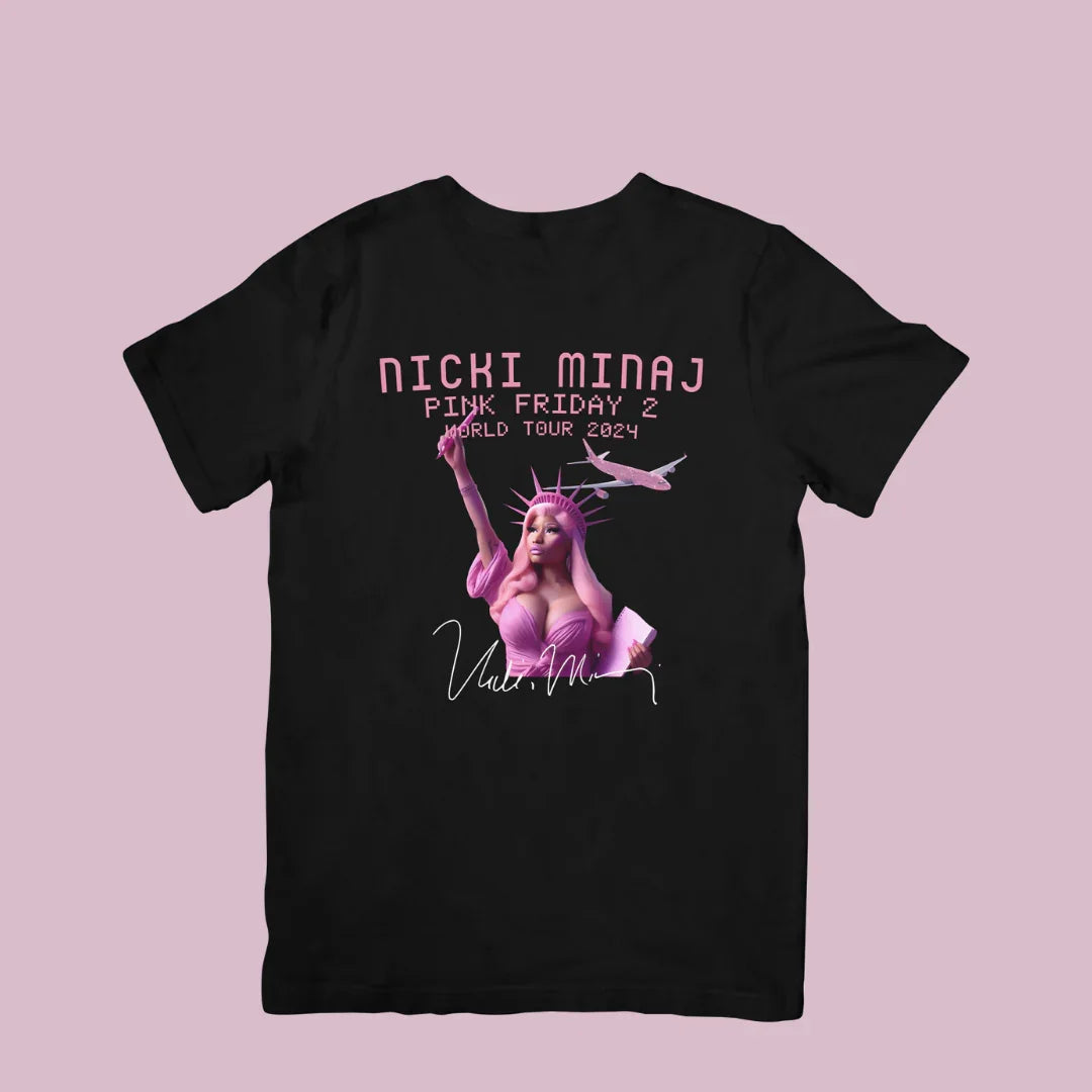 Camiseta Básica Nicki Minaj World Tour 2024