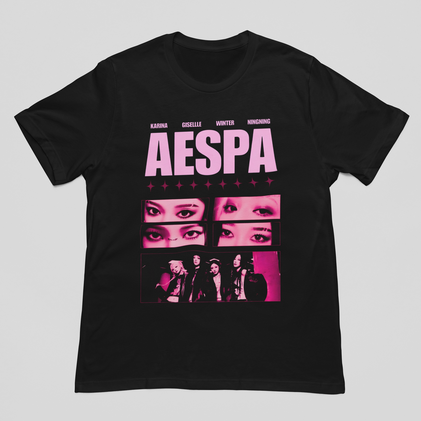 Camiseta Básica Aespa Pink Group
