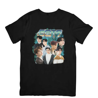 Camiseta Básica GOT7 Aesthetic - preto