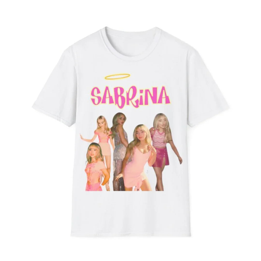 Camiseta Básica Sabrina Carpenter Bratz Branco