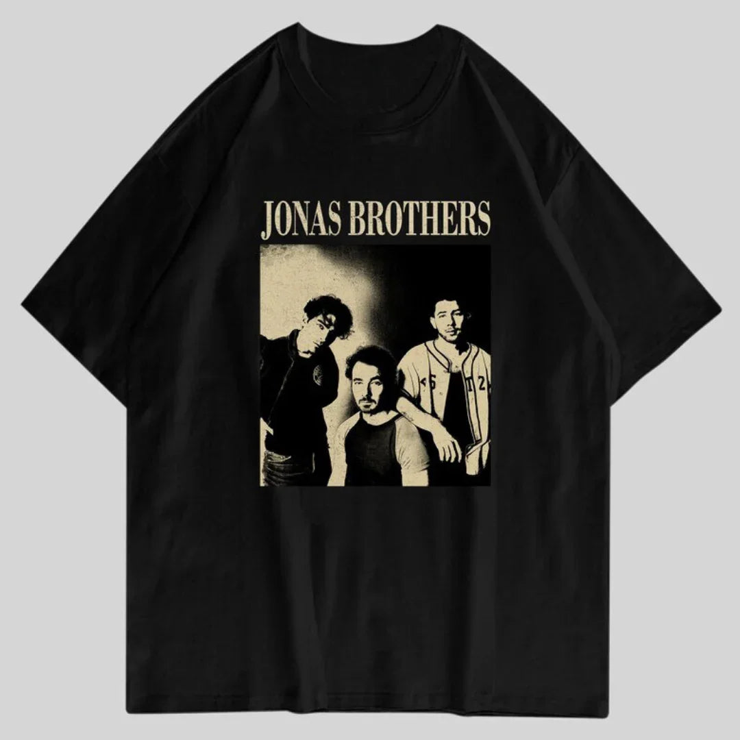 Camiseta Básica Jonas Brothers Classic Preto