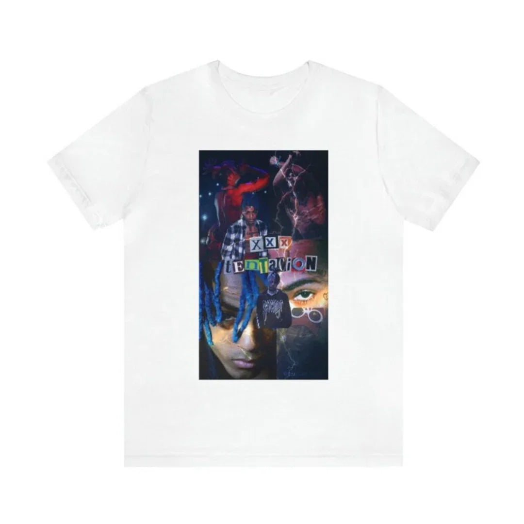 Camiseta Básica Xxxtentacion Collab-BRANCO