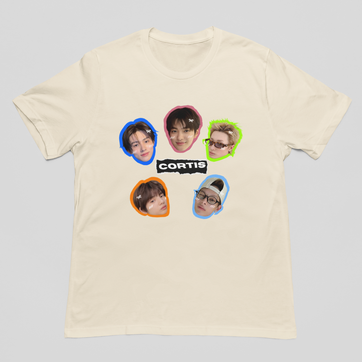 Camiseta Básica Cortis Faces