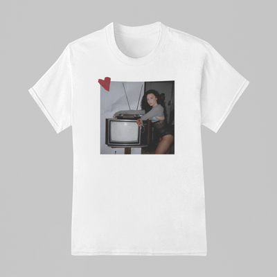 Camiseta Básica Demi Lovato Photo Love