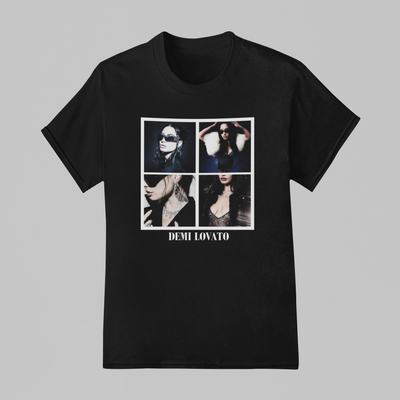 Camiseta Básica Demi Lovato Collage Edit