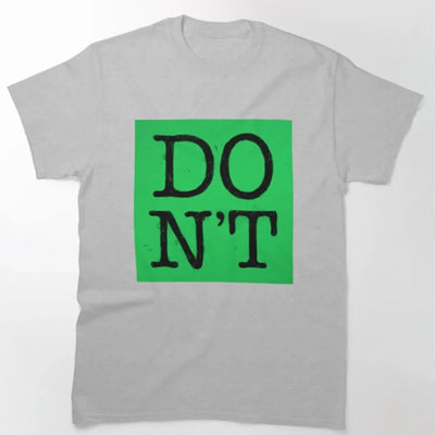 Camiseta Básica Ed Sheeran Don't Cinza