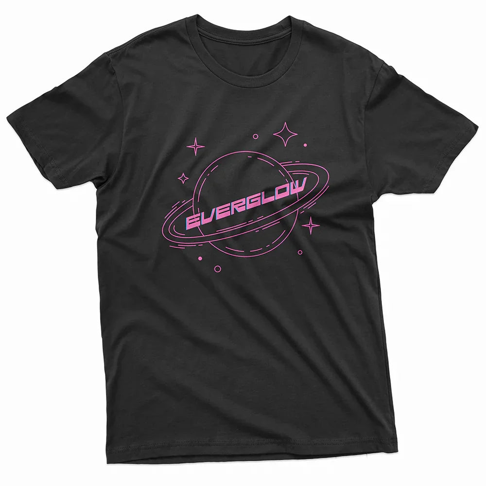 Camiseta Básica Everglow Space - preto