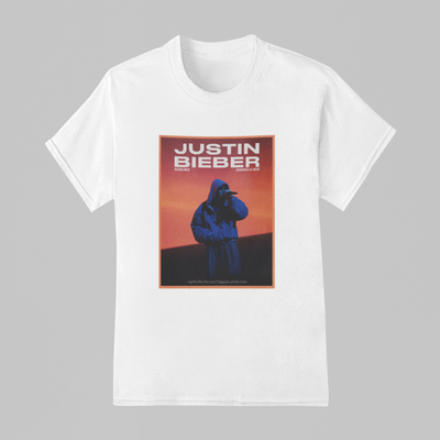 Camiseta Básica Justin Bieber Coachella 2026