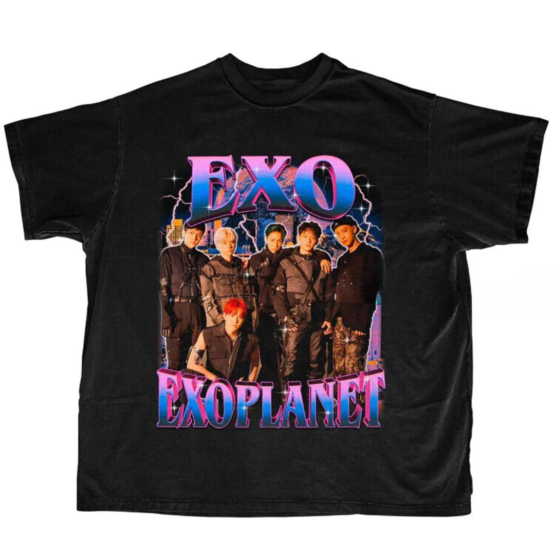 Camiseta Básica EXO Exoplanet - preto