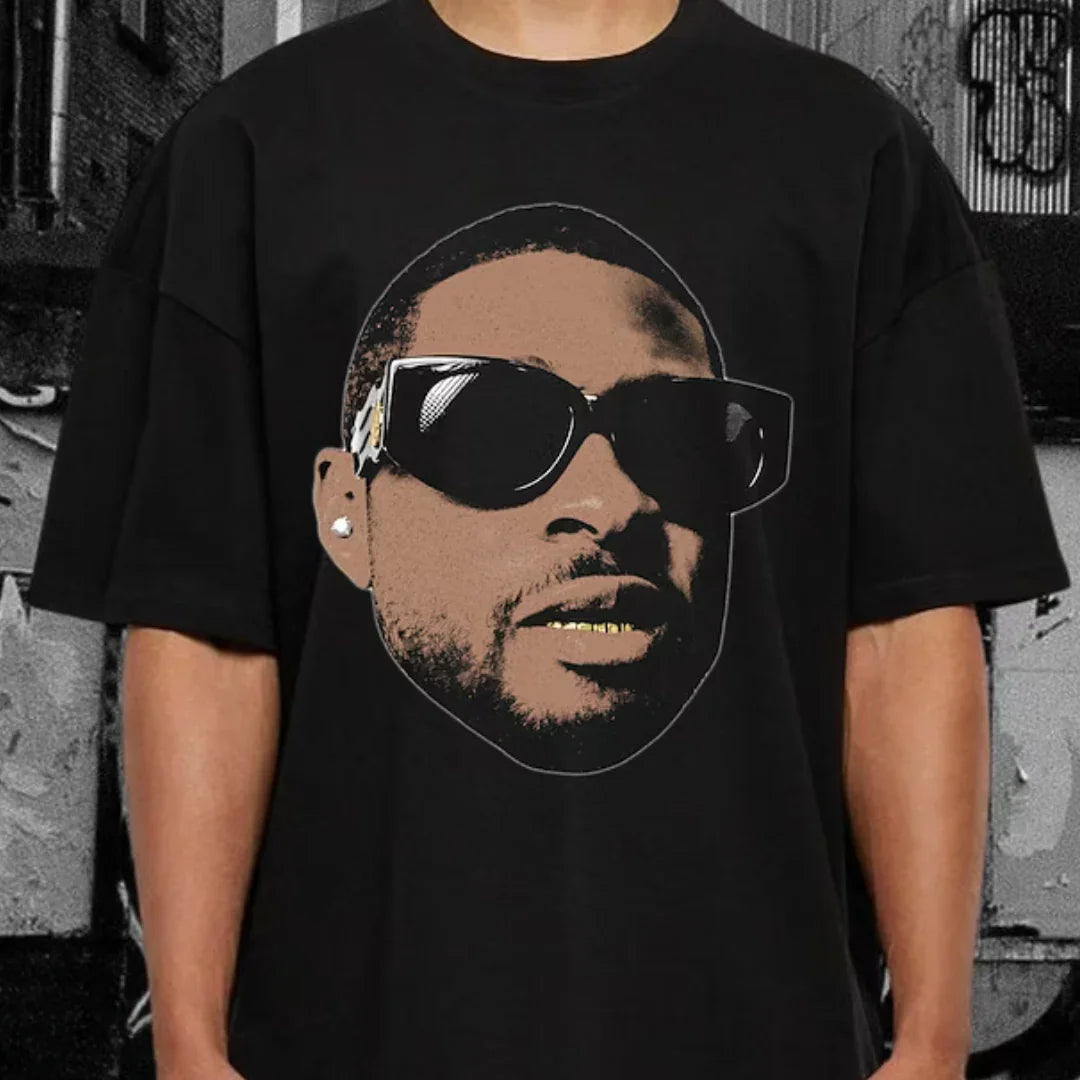 Camiseta Básica Usher Face