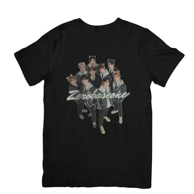 Camiseta Básica Zerobaseone Filter-PRETO