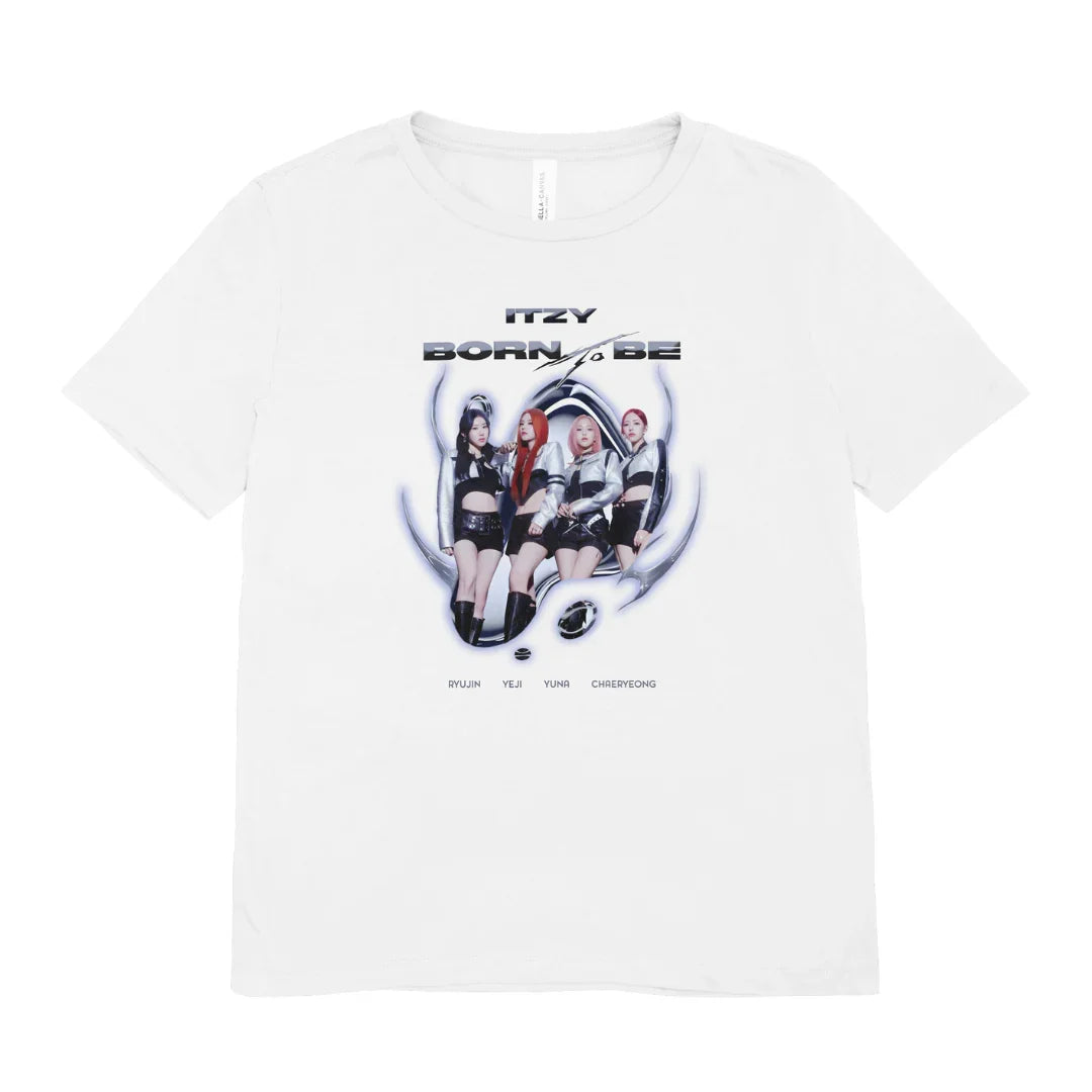 Camiseta Básica Itzy Graphic - branco