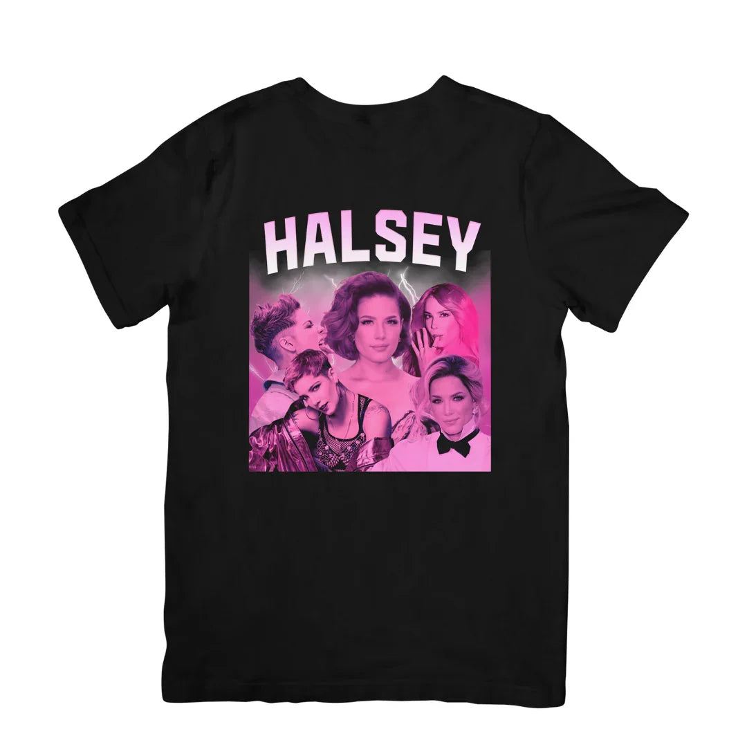 Camiseta Básica Halsey Graphic Preto