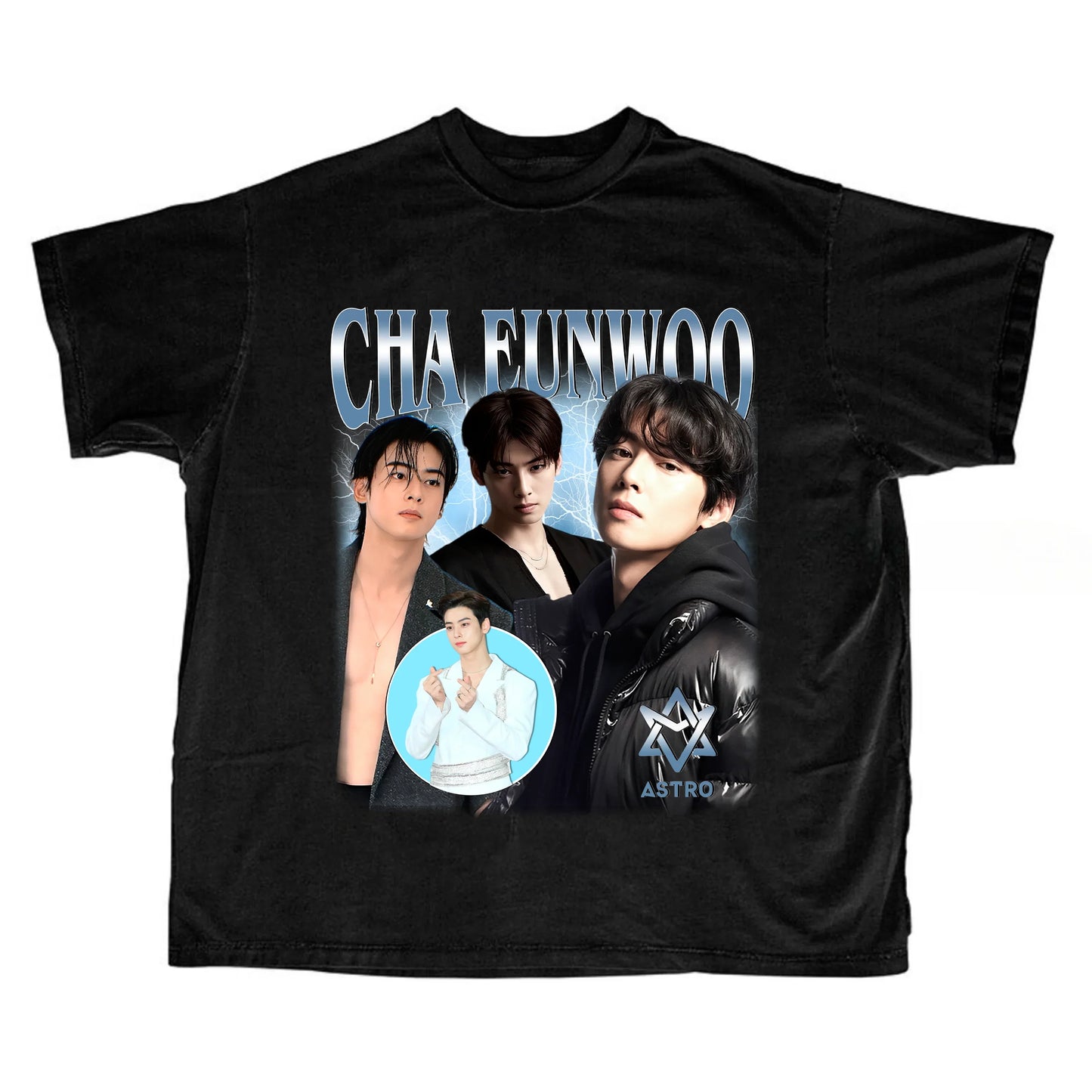 Camiseta Básica Astro Cha Eun-woo Aesthetic