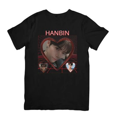 Camiseta Básica Zerobaseone Hanbin-PRETO