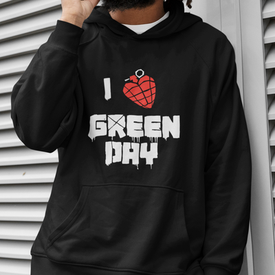 Moletom Canguru I Love Green Day