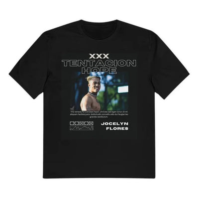 Camiseta Básica Xxxtentacion Hope-PRETO
