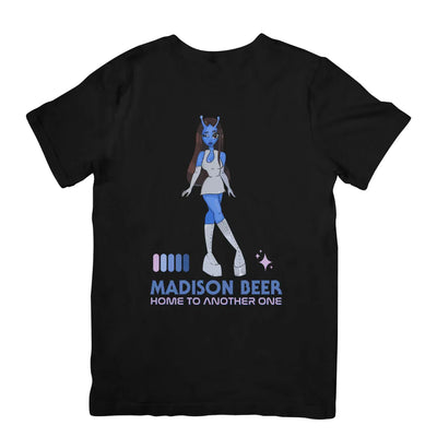 Camiseta Básica Madison Beer H.T.A.O Preto