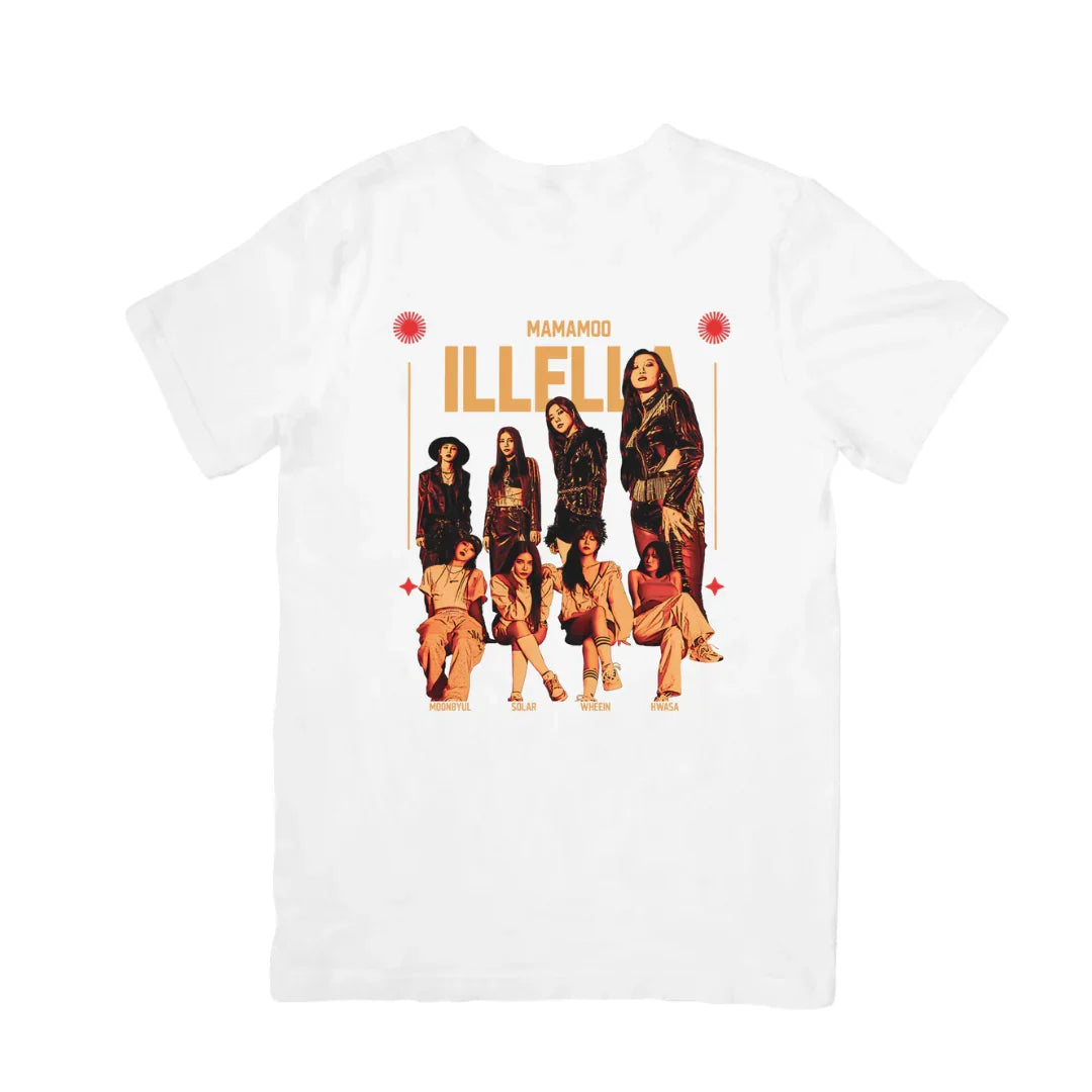 Camiseta Básica Mamamoo Illella -branco