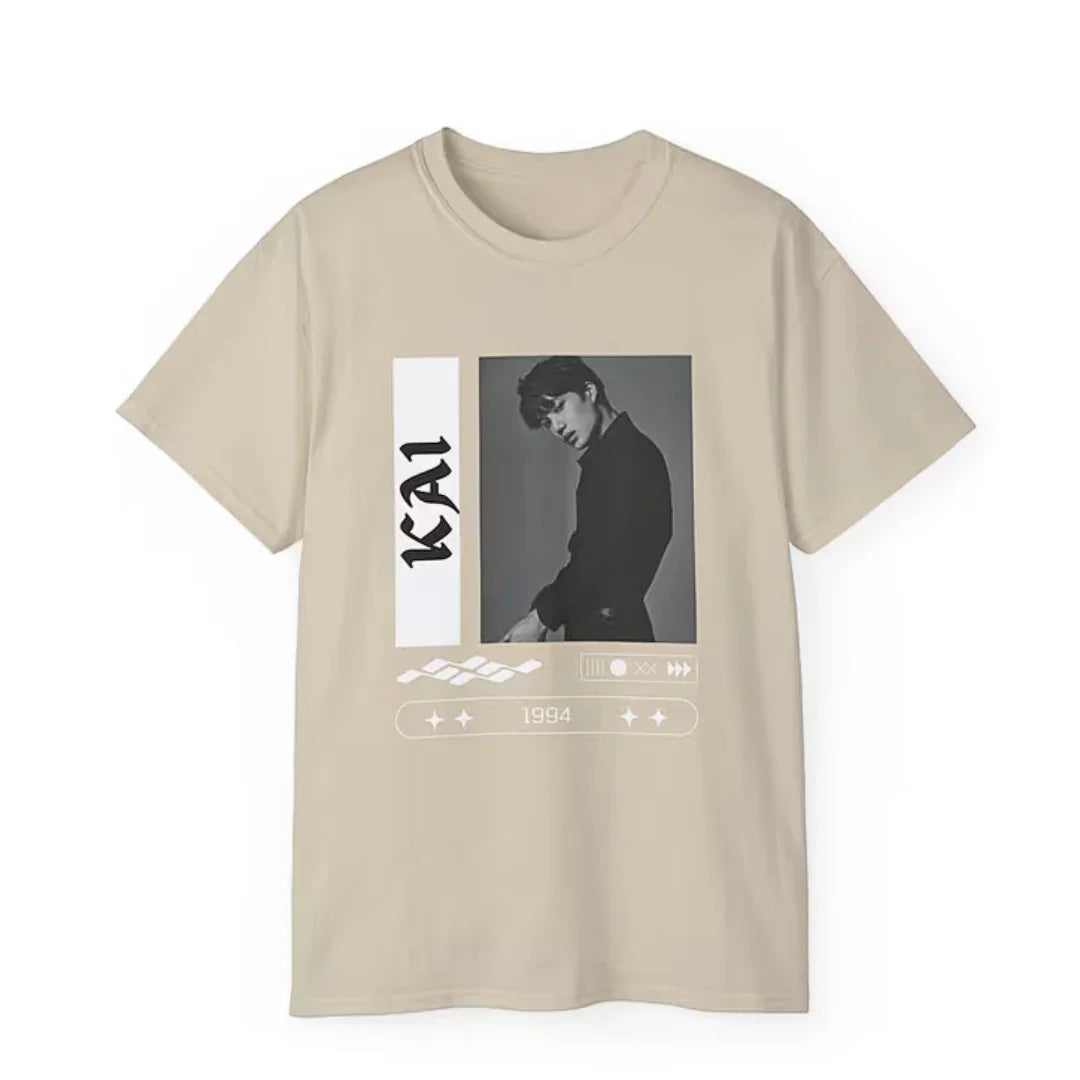 Camiseta Básica Exo Kai 1994 - pérola
