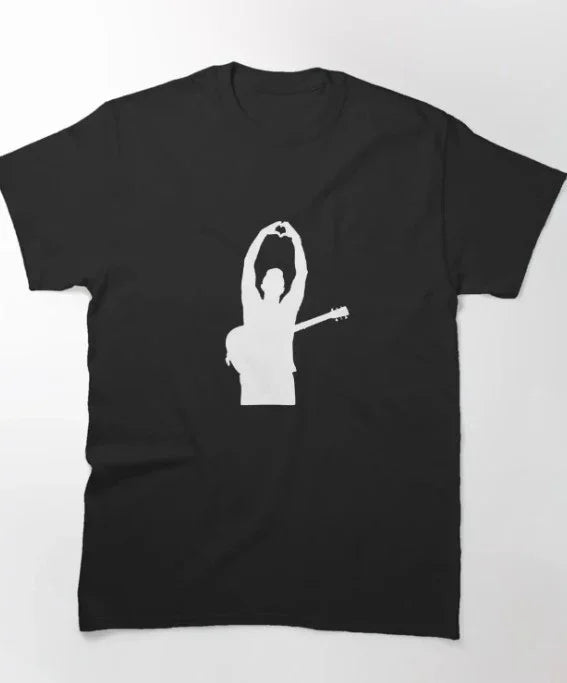 Camiseta Básica Coldplay Love Chris-PRETO