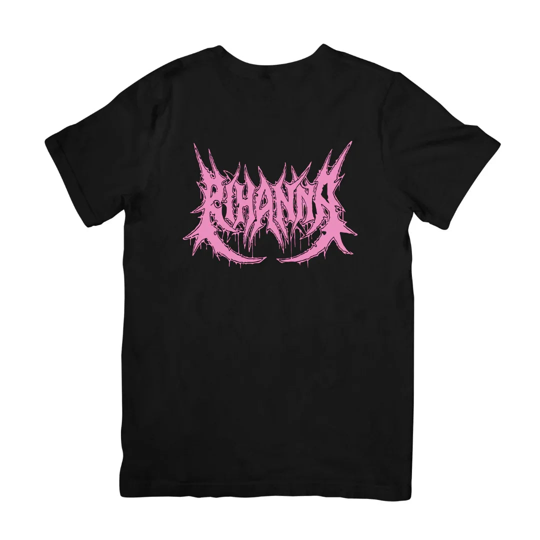 Camiseta Básica Rihanna Metal