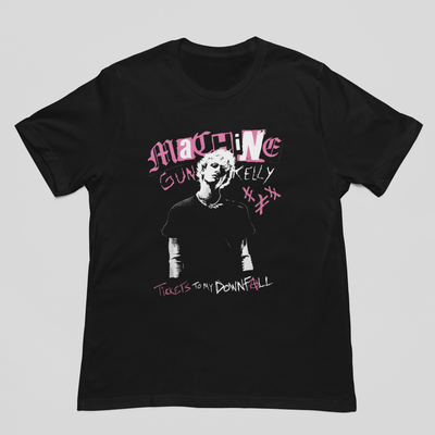 Camiseta Básica Machine Gun Kelly Tickets To MY Downfall
