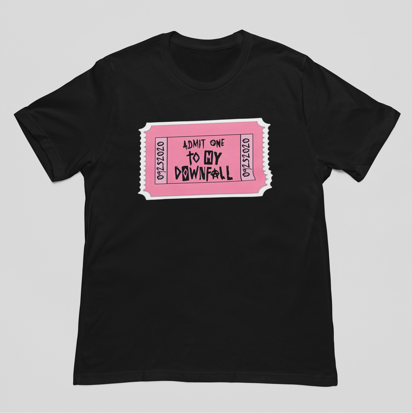 Camiseta Básica Machine Gun Kelly Ticket