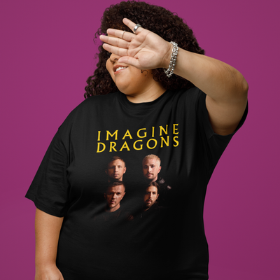 Camiseta Básica Imagine Dragons Band