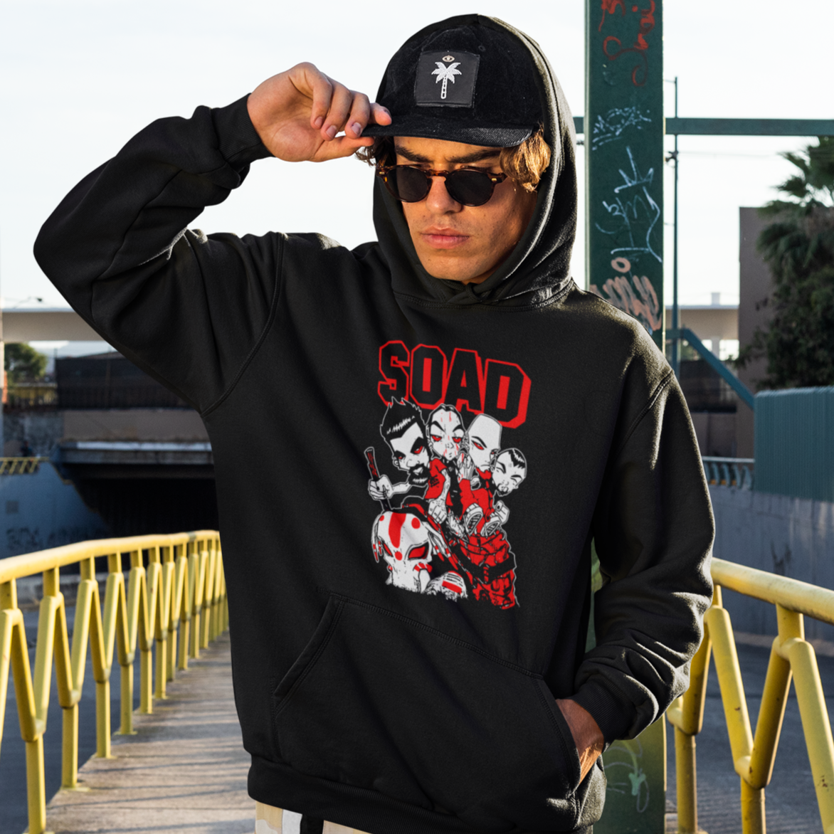 Moletom Canguru System Of A Down Cartoon