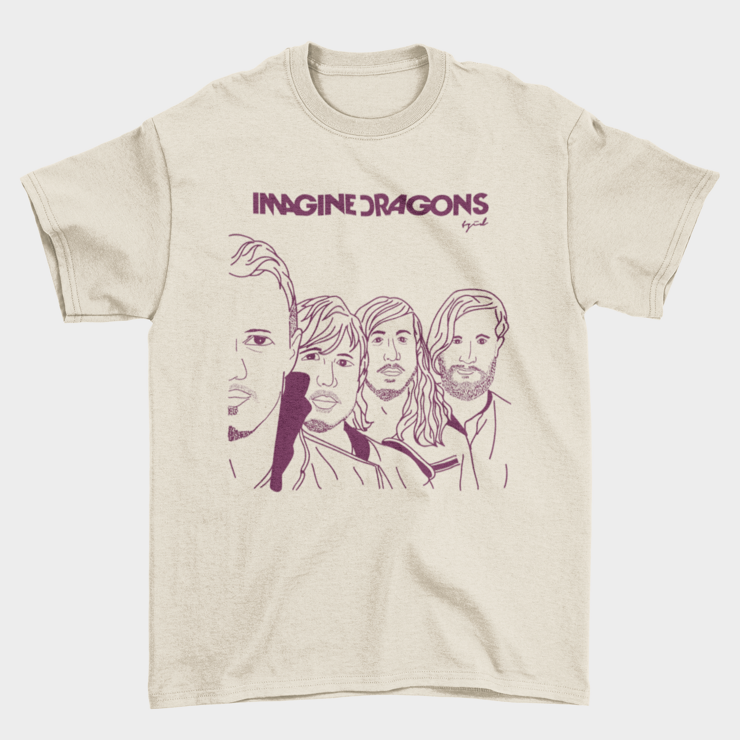 Camiseta Básica Imagine Dragons Night