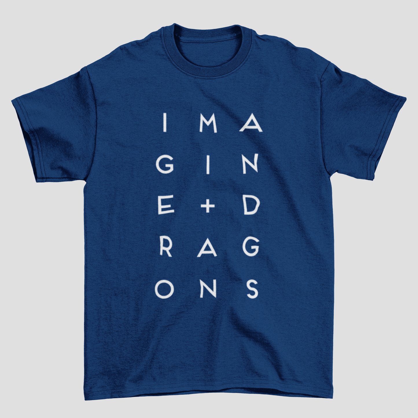 Camiseta Básica Imagine Dragons Letters Graphic