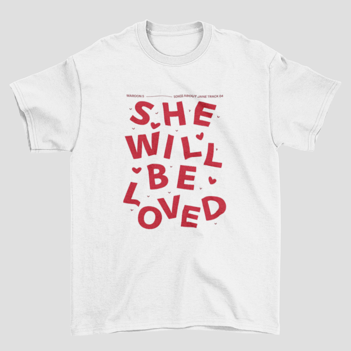 Camiseta Básica Maroon 5 She Will Be Loved
